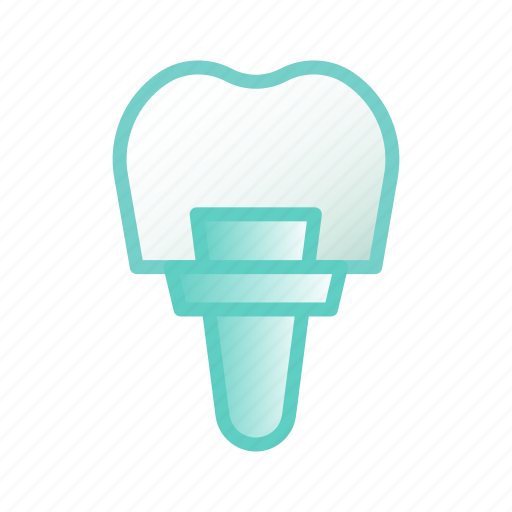 Artificial, dental, denture, implant, medical, tooth, treatment icon - Download on Iconfinder