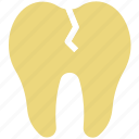 broken tooth, cavity, crack tooth, dental, stomatology, tooth