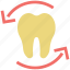 arrows, dental, health care, protection, surrounded, tooth 