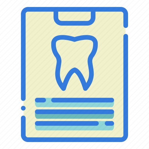 Dental report, dental, dentist, tooth, teeth icon - Download on Iconfinder