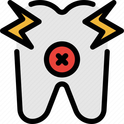 Ache, diseased, sick, painful, pain, tooth, dental icon - Download on Iconfinder