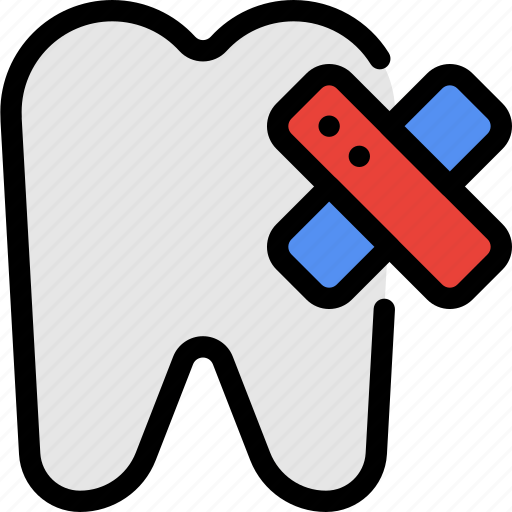 Plaster, irritate, tooth, painful, hurtigruten, dental, toothache icon - Download on Iconfinder