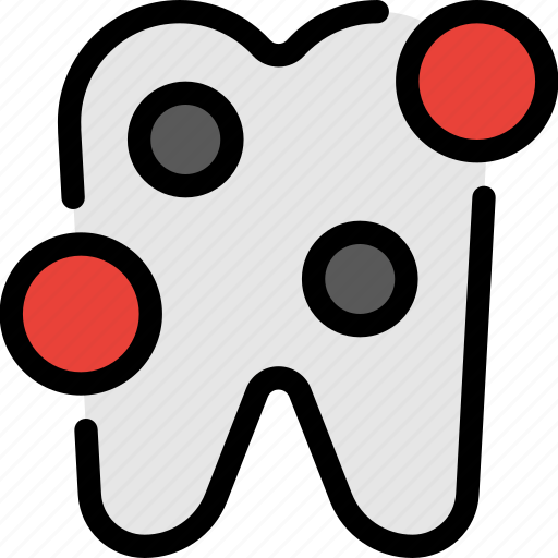 Tooth, dental, holey, perforated, broken, cavity, hollow icon - Download on Iconfinder