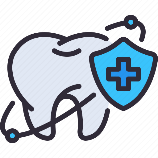 Dental, care, shield, insurance, protection, dentist icon - Download on Iconfinder