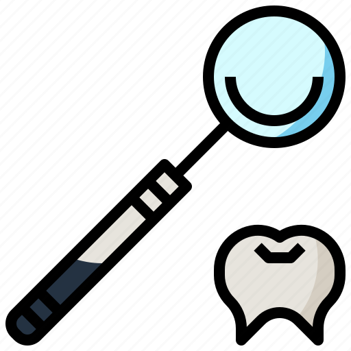Dental, dentist, equipment, healthcare, medical, mirror, mouth icon - Download on Iconfinder
