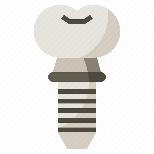 Dental, dentist, healthcare, implant, medical, molar, premolar icon - Download on Iconfinder