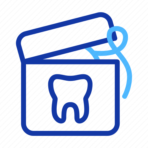 Dental, floss, dentistry, tooth, hygiene, teeth, dentist icon - Download on Iconfinder
