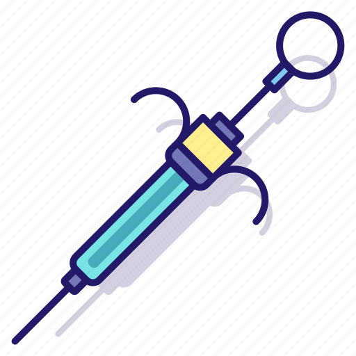 Clinic, injection, medical, medicine, needle, syringe, vaccine icon - Download on Iconfinder