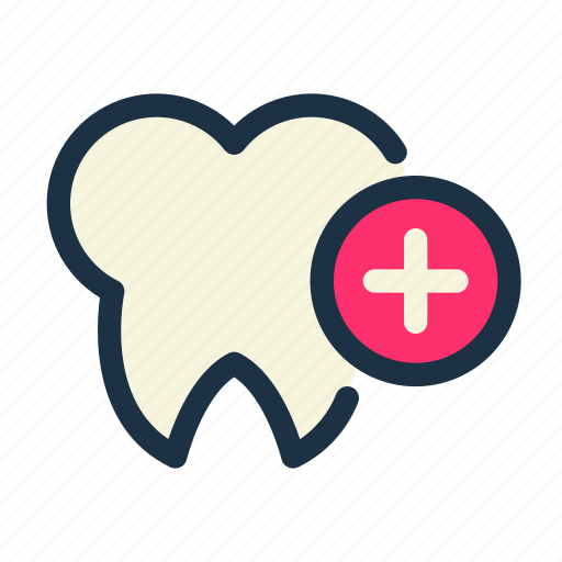 Add, dental, dentures, plus, teeth icon - Download on Iconfinder
