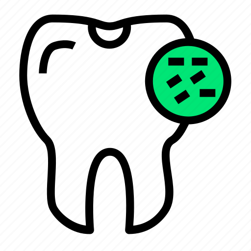Bacteria, caries, dirty, medical, perforated, teeth, tooth icon - Download on Iconfinder