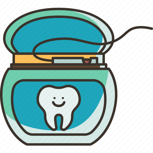 Dental, floss, teeth, hygiene, healthcare icon - Download on Iconfinder