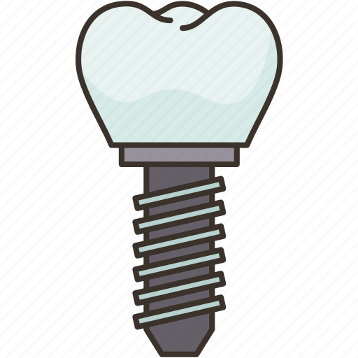 Dental, implants, treatment, prosthesis, crown icon - Download on Iconfinder