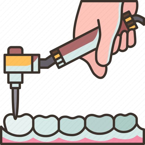 Handpiece, dental, dentist, turbine, treatment icon - Download on Iconfinder