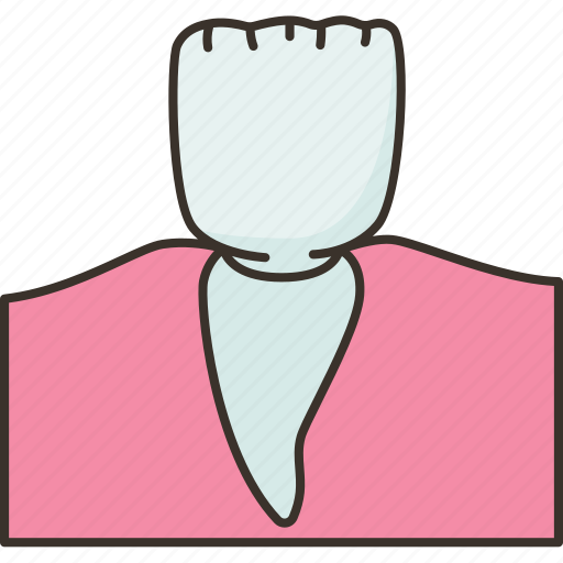 Incisor, implant, denture, crown, treatment icon - Download on Iconfinder