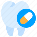 pill, medicine, tooth, teeth, drug, dental, care