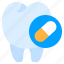 pill, medicine, tooth, teeth, drug, dental, care 
