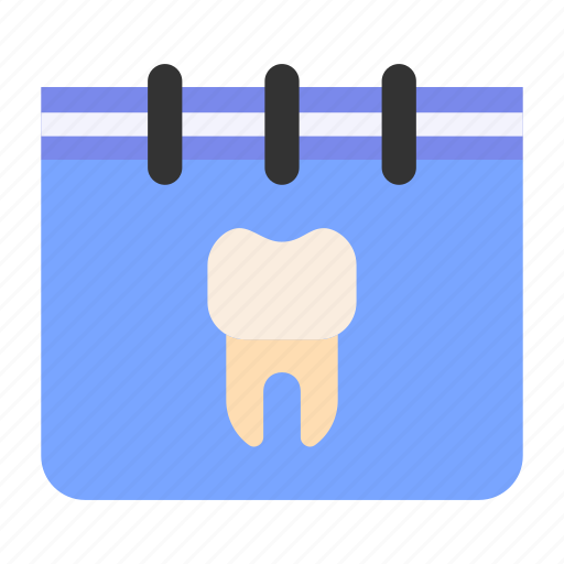 Calendar, date, teeth, dentist icon - Download on Iconfinder