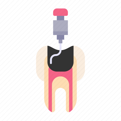 Compressed, air, clean, tooth, dentist icon - Download on Iconfinder