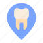 dentist, pin, location, navigation 