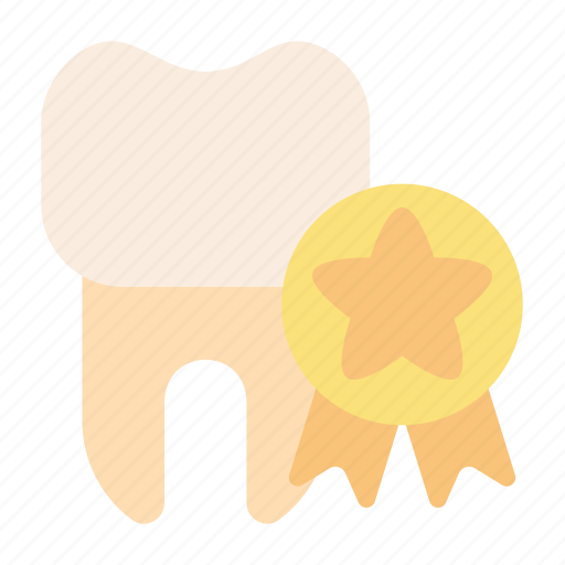 Medal, price, tooth, dental icon - Download on Iconfinder