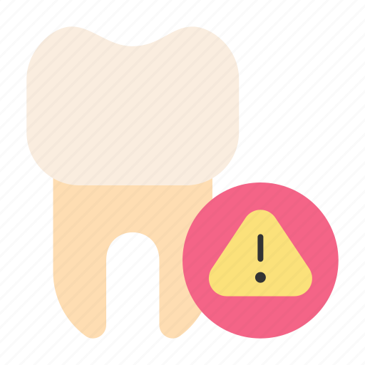 Warning, alarm, tooth, dentist icon - Download on Iconfinder