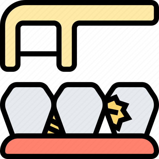 Dental, floss, hygiene, oral, clean icon - Download on Iconfinder