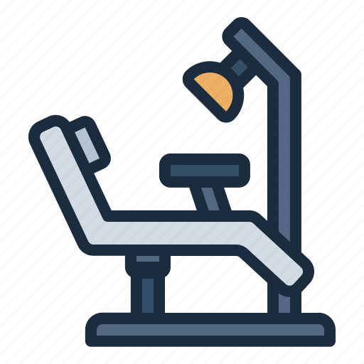 Dental, chair, dentist, medical, healthcare, dental chair, dentist chair icon - Download on Iconfinder