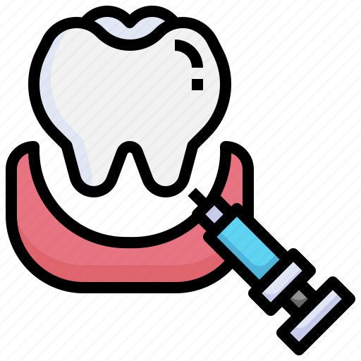 Anesthetic, injection, dental, tooth, care, treatment, protect icon - Download on Iconfinder