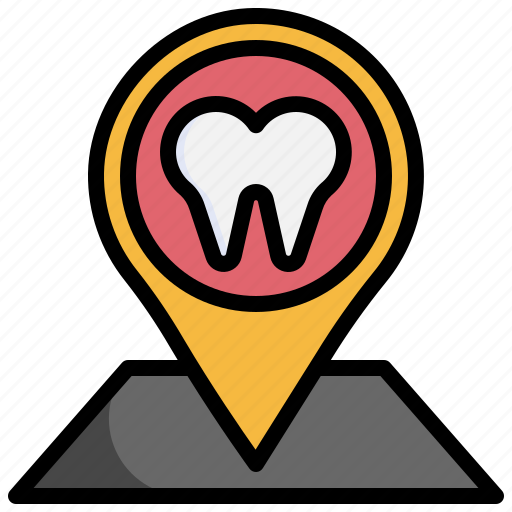 Location, dental, tooth, care, treatment, protect icon - Download on Iconfinder