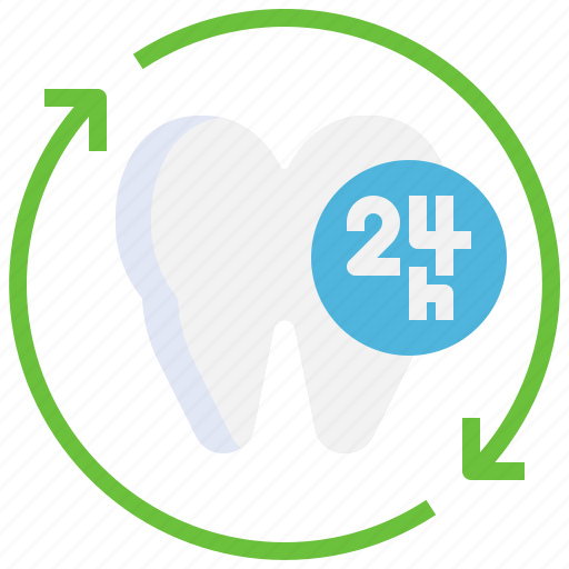 Hours, dental, tooth, care, treatment, protect icon - Download on Iconfinder
