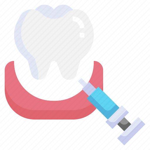 Anesthetic, injection, dental, tooth, care, treatment, protect icon - Download on Iconfinder