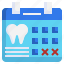 calendar, dental, tooth, care, treatment, protect 