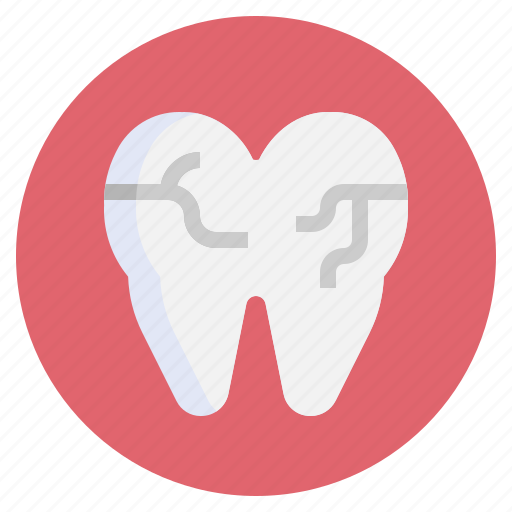 Crack, dental, tooth, care, treatment, protect icon - Download on Iconfinder
