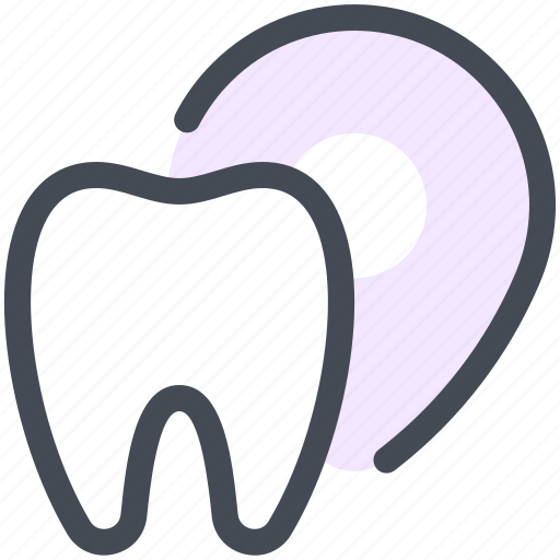 Dental, dentist, destination, location, pin, maps icon - Download on Iconfinder