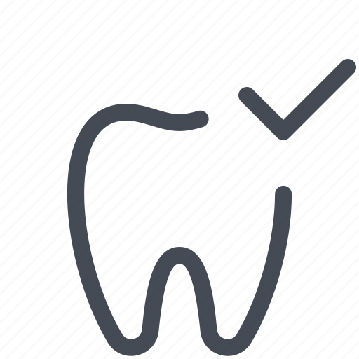 Dentist, dentistry, medical, oral, hygiene, tooth, approve icon - Download on Iconfinder