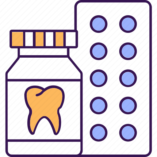 Dental, tooth, teeth, pills, box icon - Download on Iconfinder