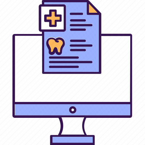 Online, dental report, dental facts, tooth, teeth icon - Download on Iconfinder