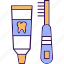 dental cream, dental, tooth brush, teeth brush, tooth paste 