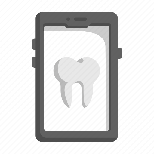 Online, dentist, consulting, dental, tooth, mobile, smartphone icon - Download on Iconfinder