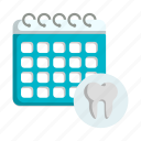 alendar, tooth, teeth, checkup, schedule, appointment, dental