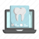 online, dental, teeth, tooth, account, laptop, report