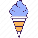 ice cone, frozen food, gelato, ice cream, ice cream cone