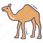 camel, animal, zoo, wild, life, arabian 