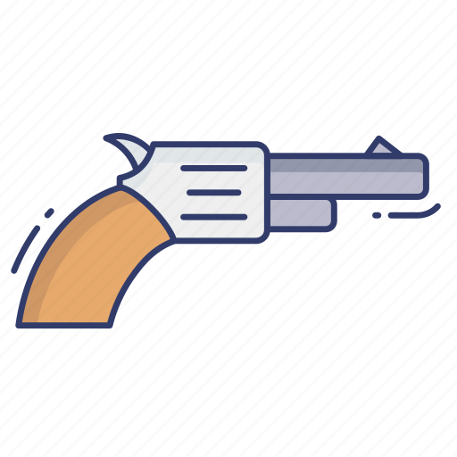 Pistol, gun, weapon, revolver, arm icon - Download on Iconfinder