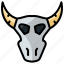 bull skull, cow, dead, desert, skull 