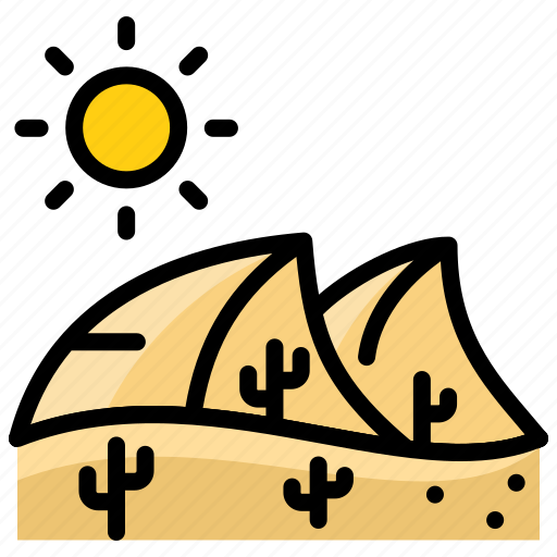 Dune, barkhan, desert, sand, nature icon - Download on Iconfinder