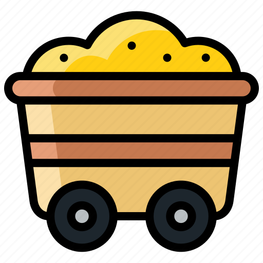 Mine cart, cart, desert, mine, mining icon - Download on Iconfinder