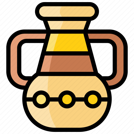 Vase, desert, ancient, egypt, jar, egyptian icon - Download on Iconfinder