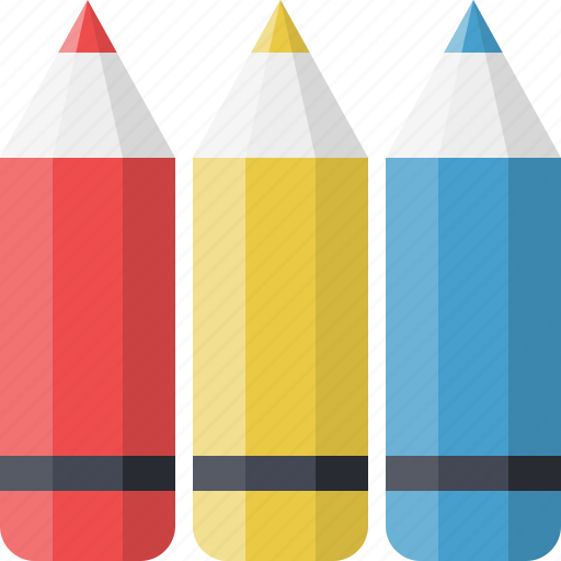 Colors, pencils, design, graphic, children, education, school icon - Download on Iconfinder
