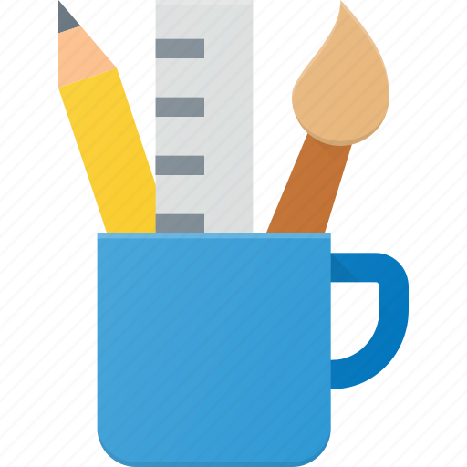 Art, design, designer, mug, paint, pencil icon - Download on Iconfinder